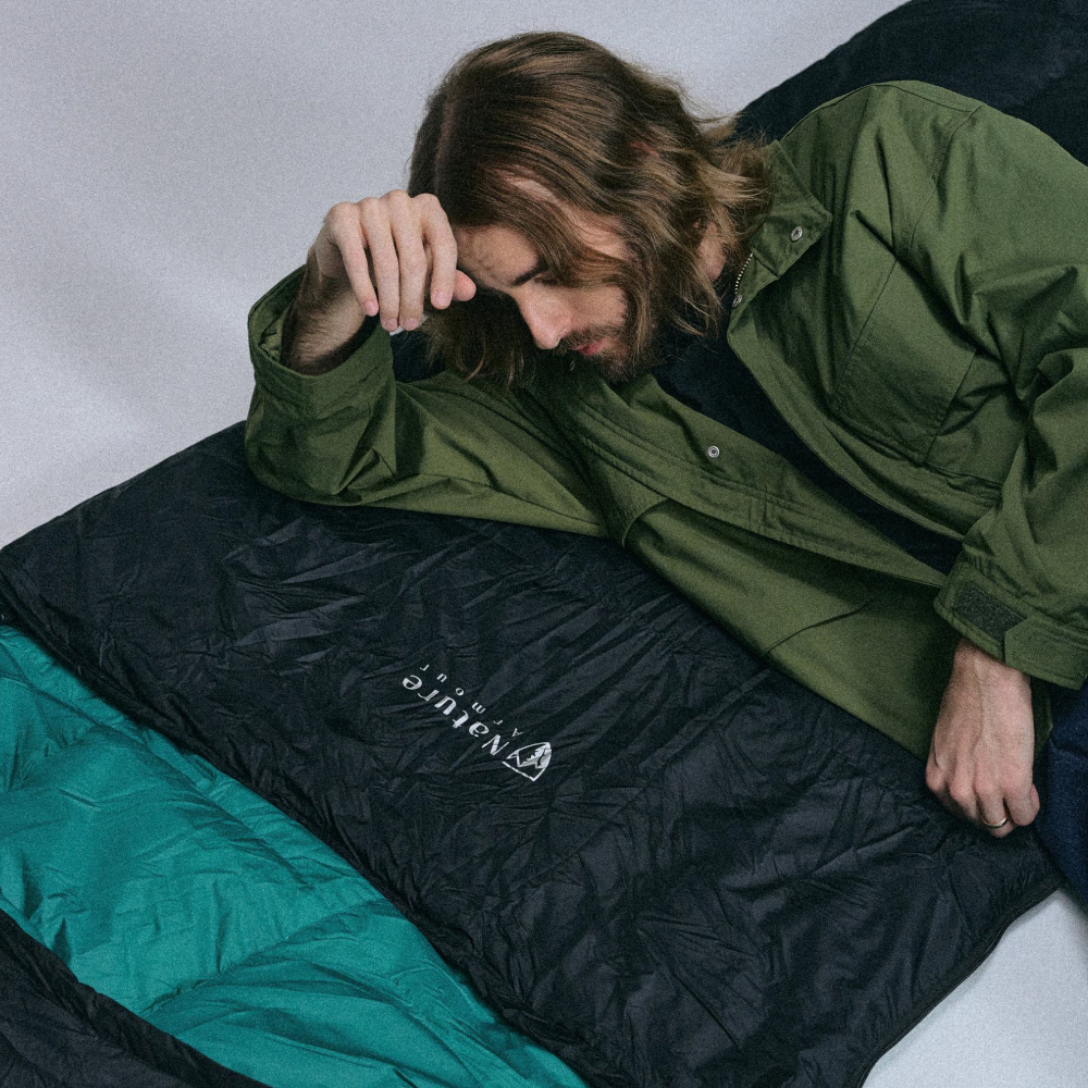 네이처아머 캠핑 침낭 구스 이불 거위털 백패킹 사계절 동계 겨울 버닝 단품 1개