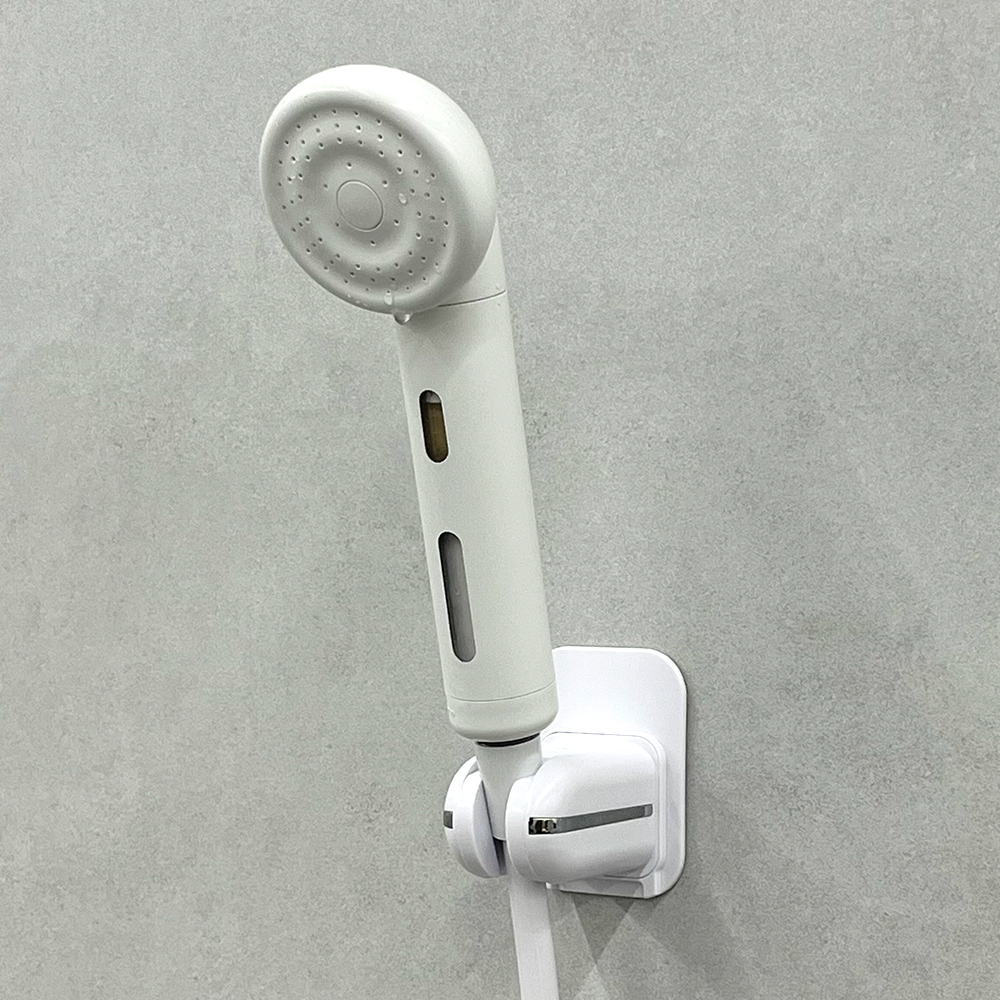 각도조절 접착식 샤워기거치대 욕실 샤워기걸이 샤워기홀더 이미지 6