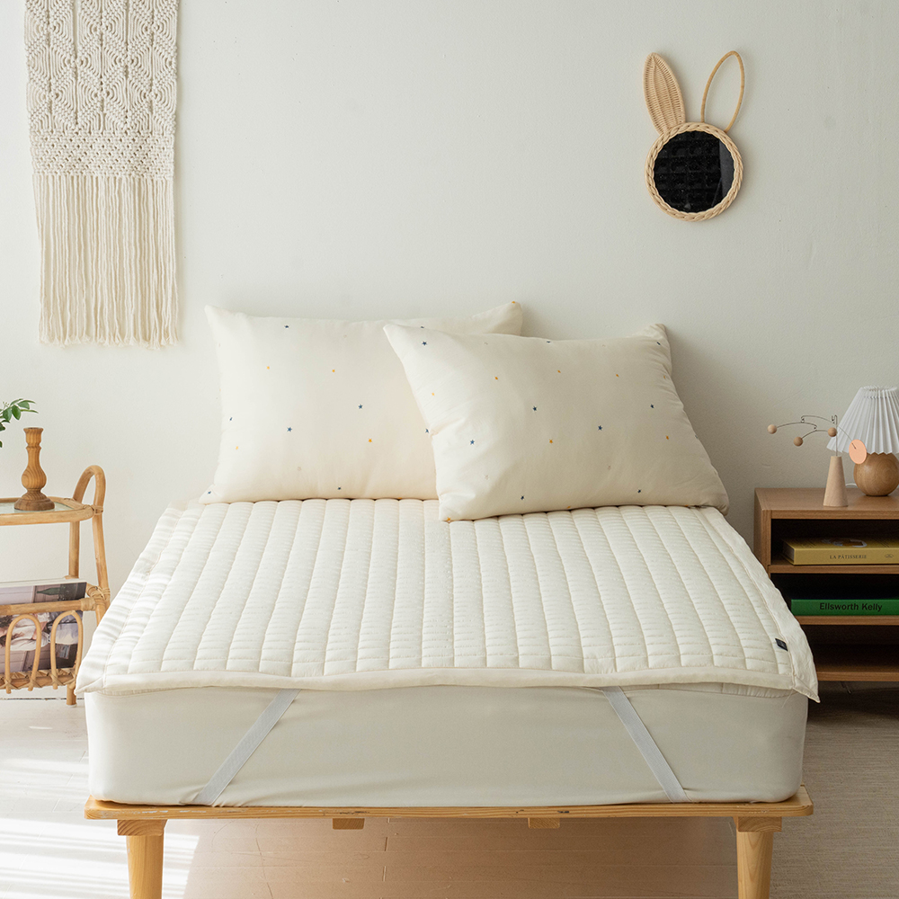 슈퍼싱글패드 알러지케어 퓨어모달 논슬립 고무밴드 침대패드