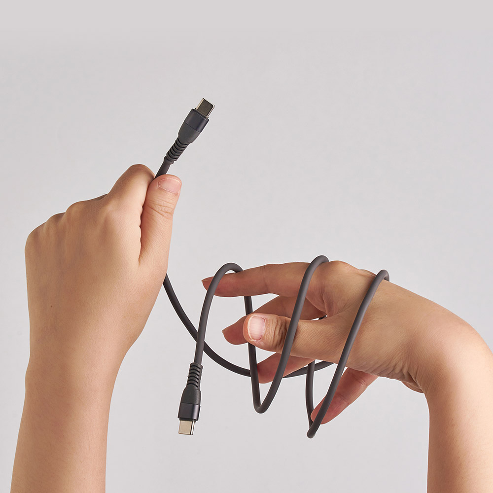 [불스원] 소프트 실리콘 핸드폰케이블 2m C to C