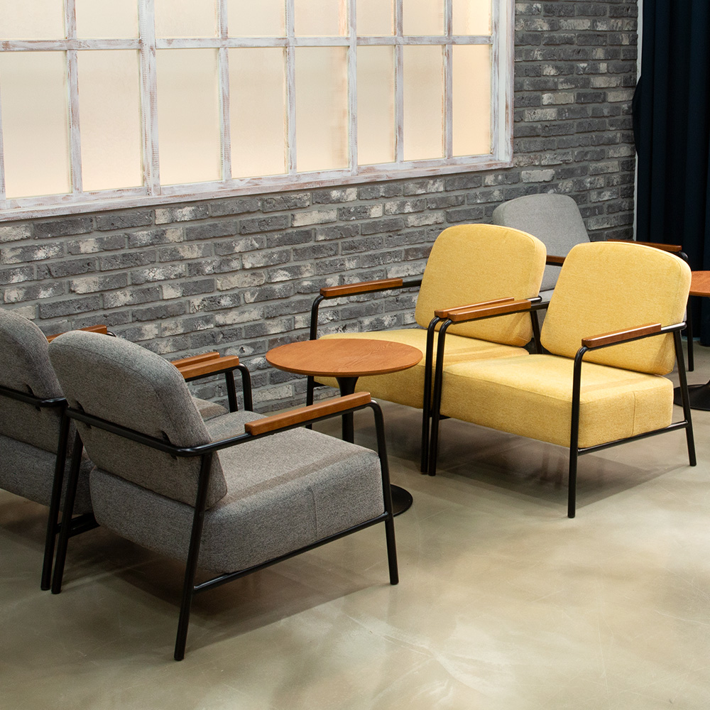 까사 1인용 안락의자 인테리어 디자인 패브릭소파 라운지 암체어