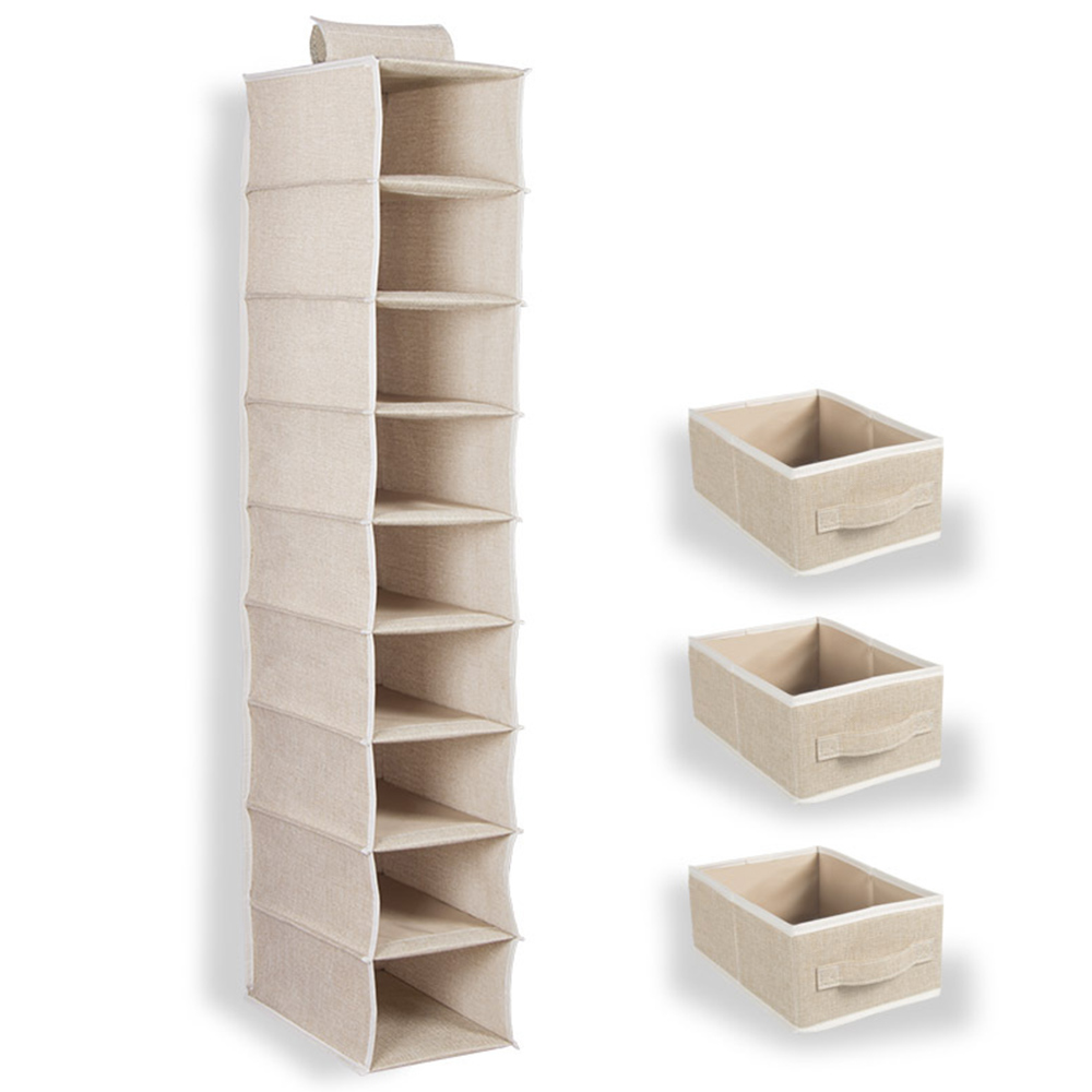 탄탄한 공중부양 옷정리함 4단 바지 옷 정리 트레이 옷장 수납 정리함