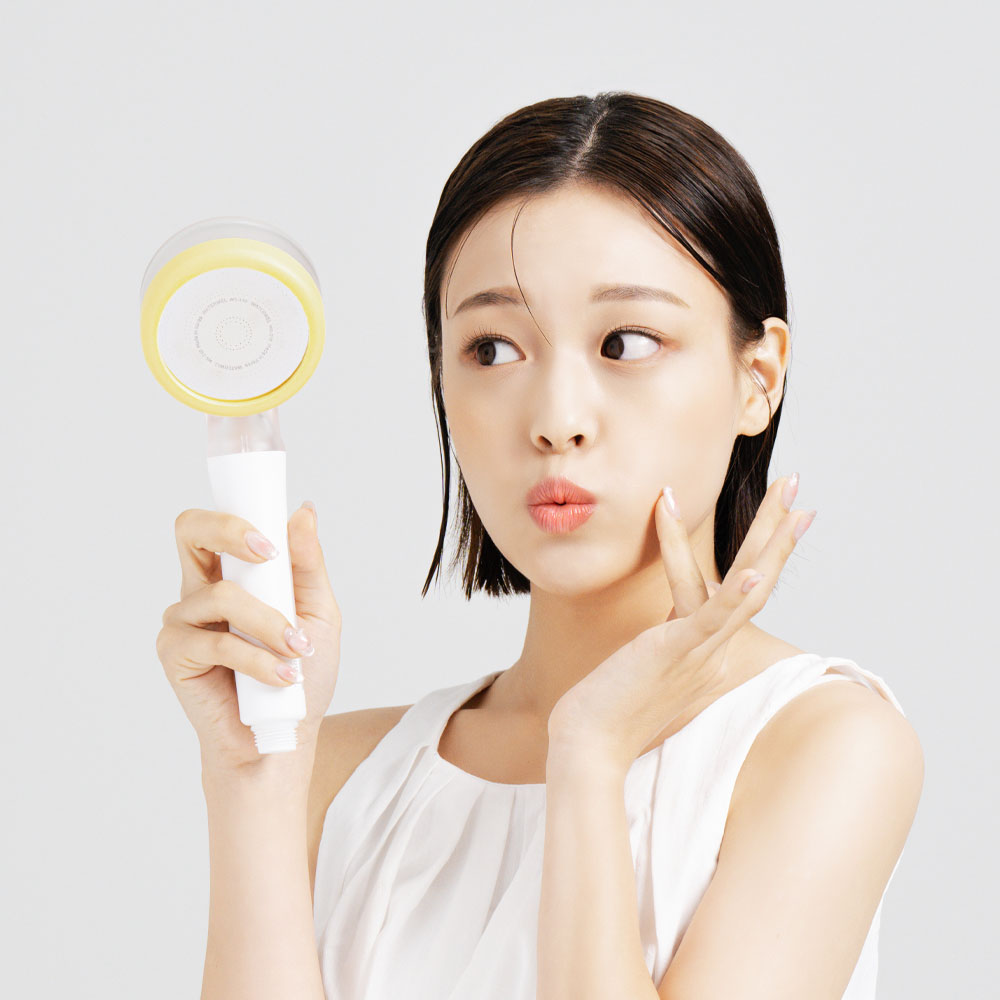 워터웰 에코젠 비타민 캡슐 샤워기 블랙 화이트 헤드 필터 녹물제거 수압상승 고압절수 아기 욕실 이미지 6