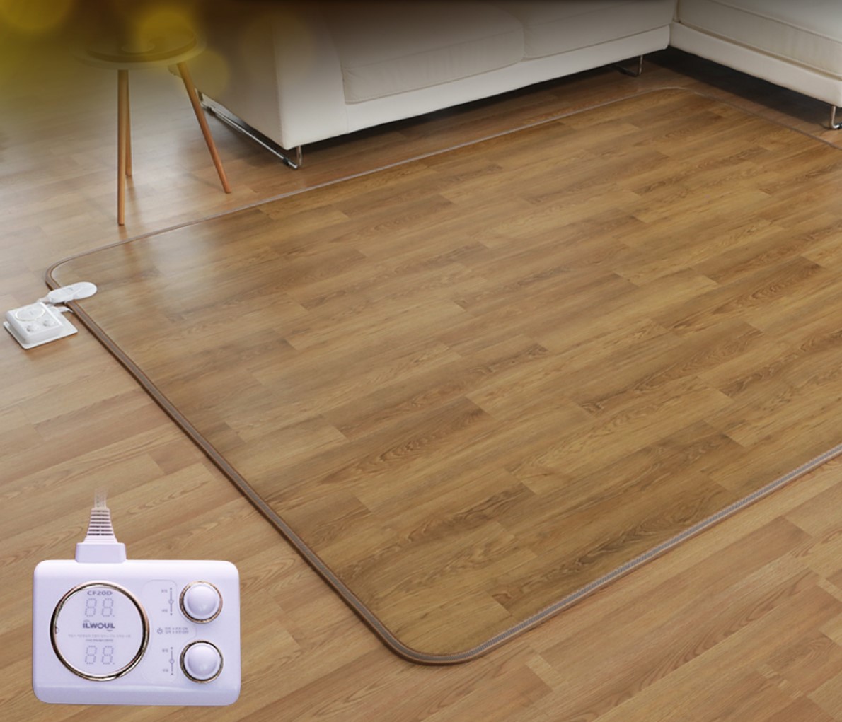 홈쇼핑 일월 더마루 골드에디션 전기 장판 매트 거실 온열 카페트 중형