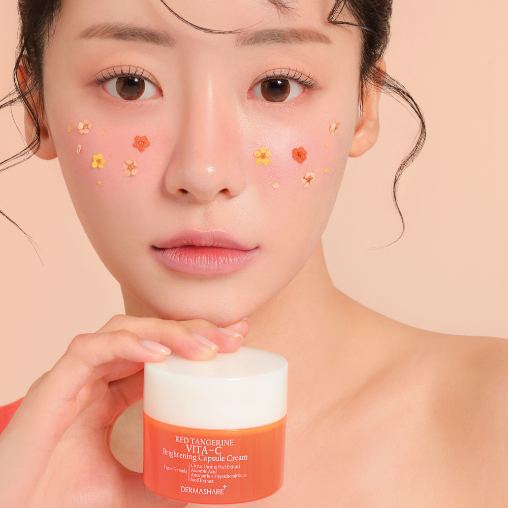 더마쉐어 레드향 비타씨 브라이트닝 캡슐 세럼 미백 기미 보습 주름케어 영양 크림 50mL 이미지 6