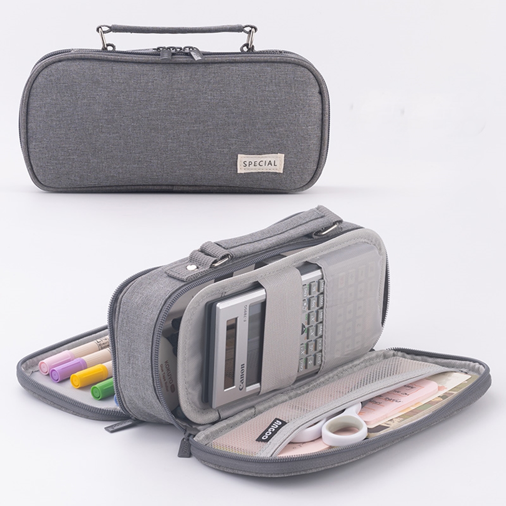 천필통 중학생 고등학생 대학생 귀여운 대용량필통 투지퍼 ANGOO 이미지 4