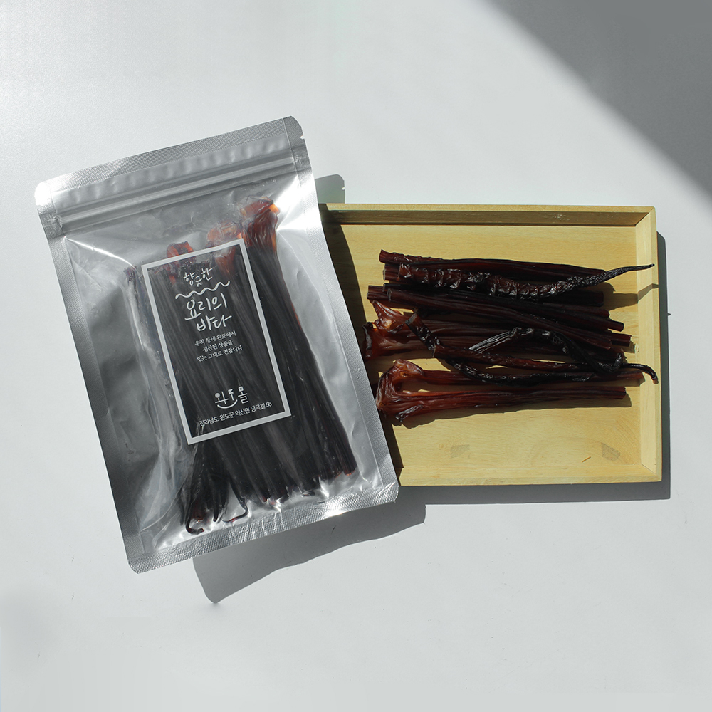 쫄깃 말랑 장족 마른 오징어다리 국내가공 150g 탱글 야들 컷팅 대왕오징어 - 상세 이미지 5