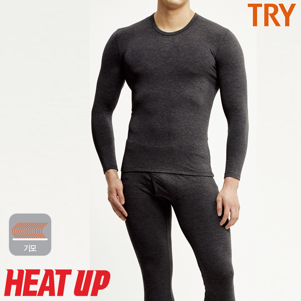 트라이 남자내복 발열내의 기모 겨울 보온 남성 내의세트 쌍방울 히트텍 상세 이미지 7