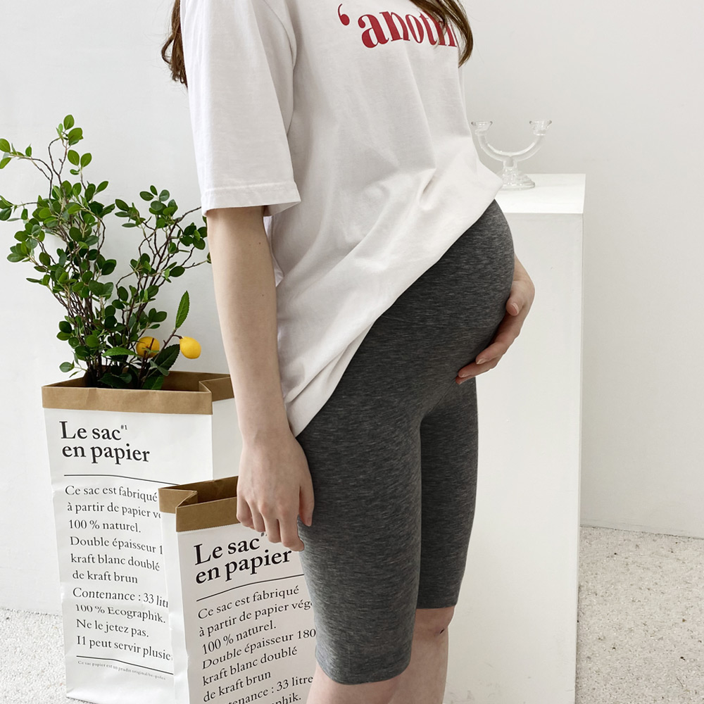 블룸마터니티 텐셀 5부 임산부레깅스 2개입 이미지 8