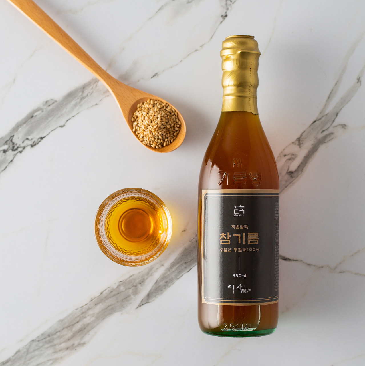 이삭방앗간 저온압착 참기름 350ml