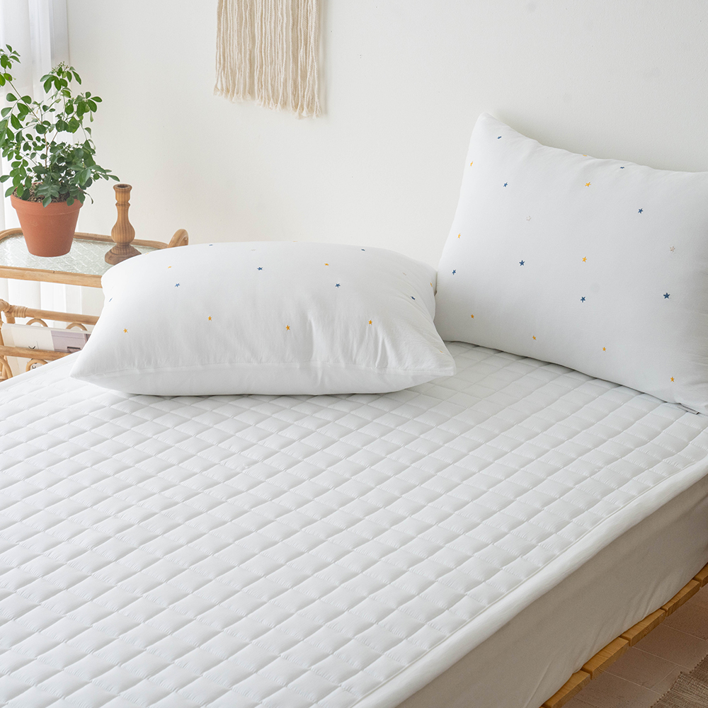 슈퍼싱글패드 알러지케어 퓨어모달 논슬립 고무밴드 침대패드