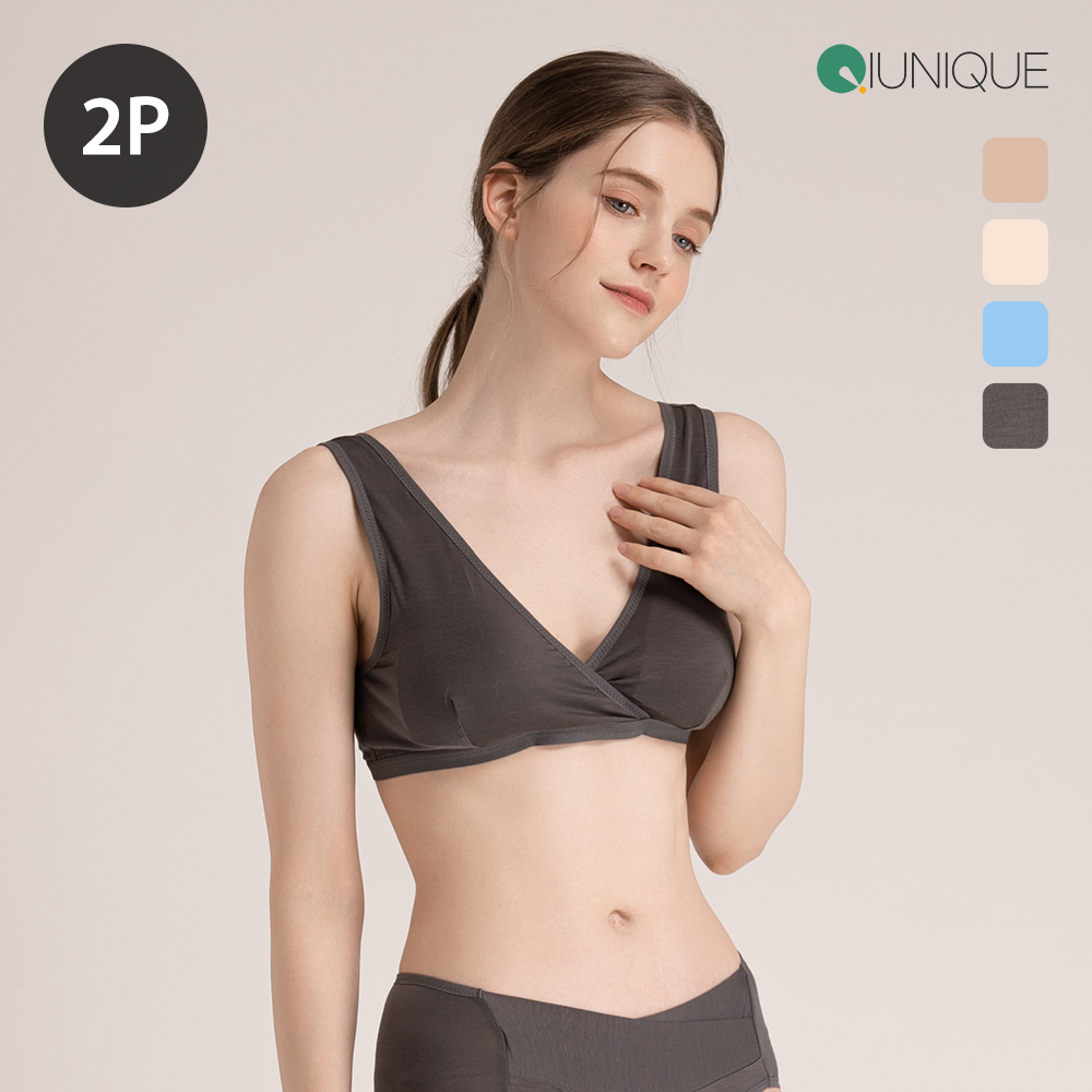 뉴니끄 텐셀랩 수유브라 2매 세트 국내생산 임산부속옷 텐셀