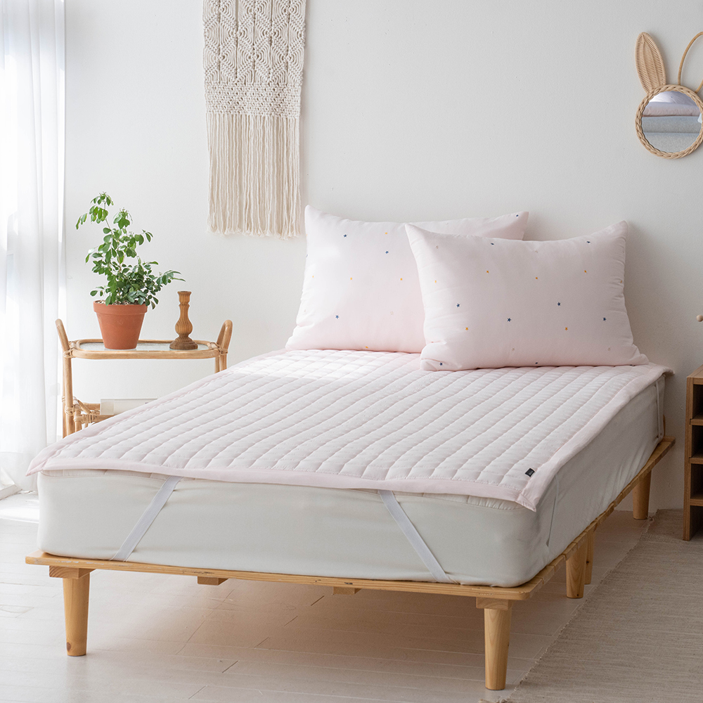 슈퍼싱글패드 알러지케어 퓨어모달 논슬립 고무밴드 침대패드