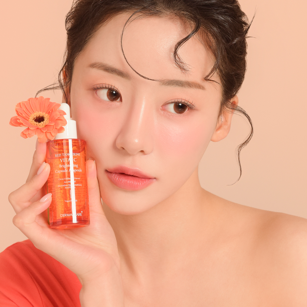 더마쉐어 레드향 비타씨 브라이트닝 캡슐 세럼 미백 기미 보습 주름케어 영양 앰플 50mL - 상세 이미지 4