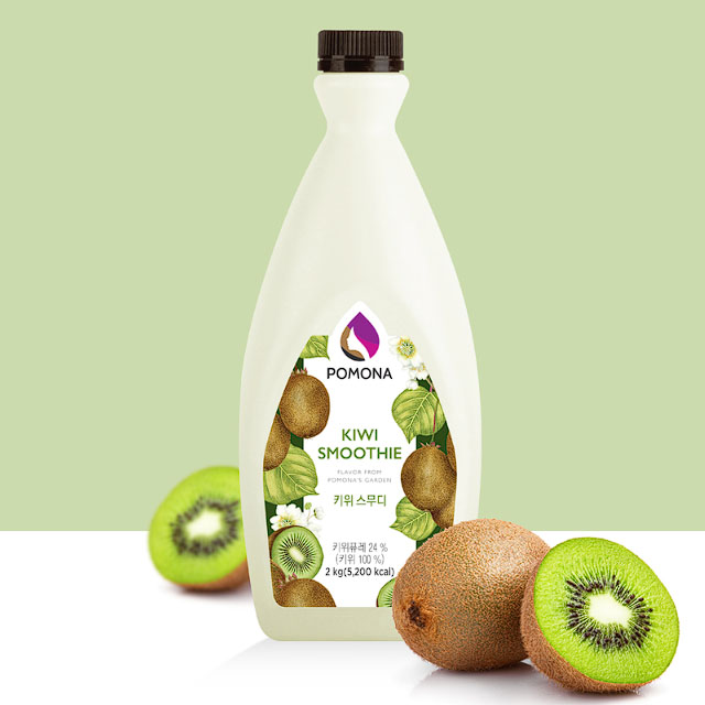 포모나 키위스무디 키위퓨레 2kg+카페행주지원
