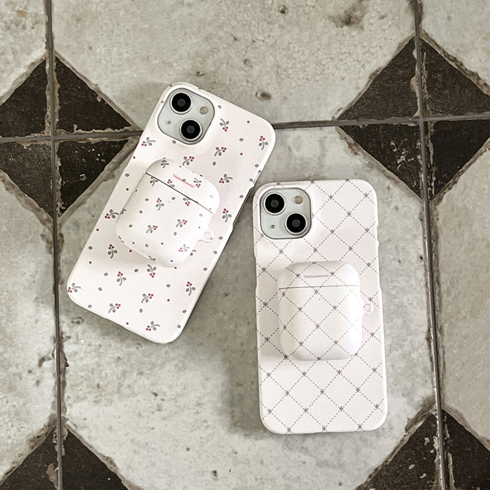pattern wallpaper 아이폰 15 케이스 하드 diamond - 상품 이미지