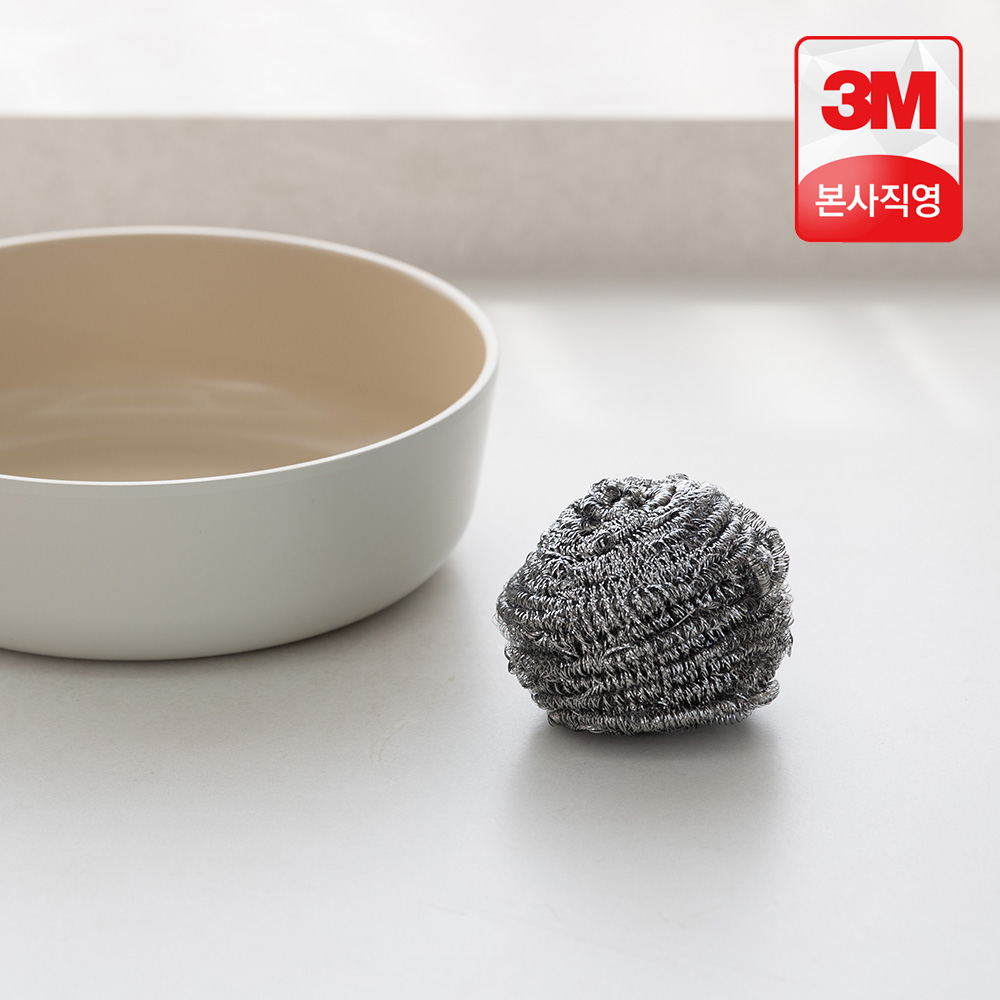 3M 스카치브라이트 철 수세미 35g 1개입, 1개 - 상품 이미지