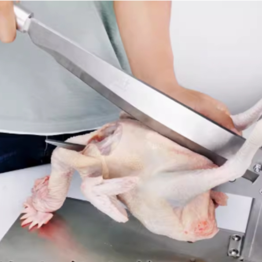 치킨 닭 고기 절단기 손작두기 사골뼈 닭강정 - 메인 이미지