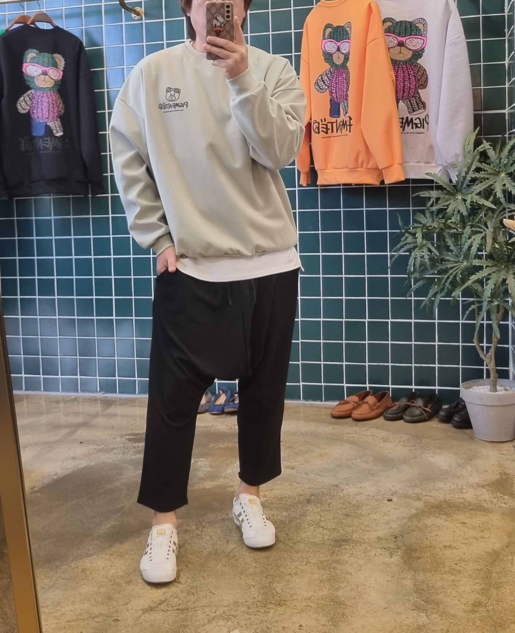 몸빼 스판 활용도 굿 배기바지 - 상세 이미지 5