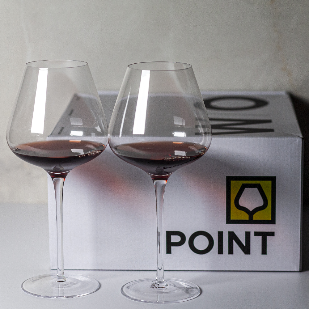 포인트 크리스탈 와인잔 레드 화이트 2P선물세트 고블렛잔 - 상세 이미지 3