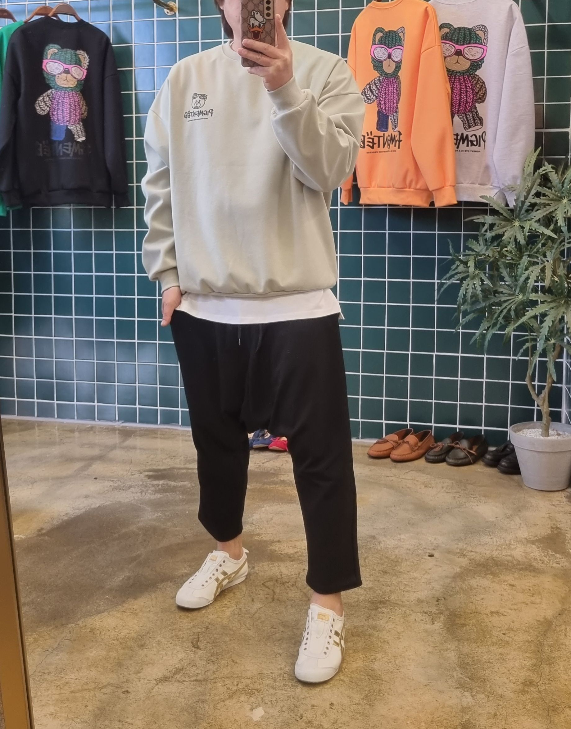 몸빼 스판 활용도 굿 배기바지 - 상세 이미지 2