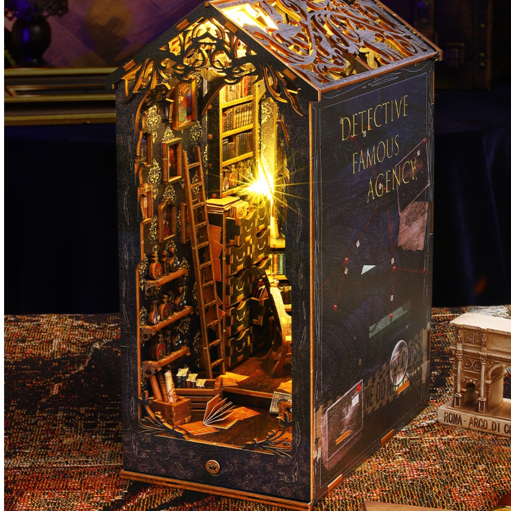 명탐정의방 DIY 북눅 북누크 DIY미니어처하우스 집만들기 미니어처