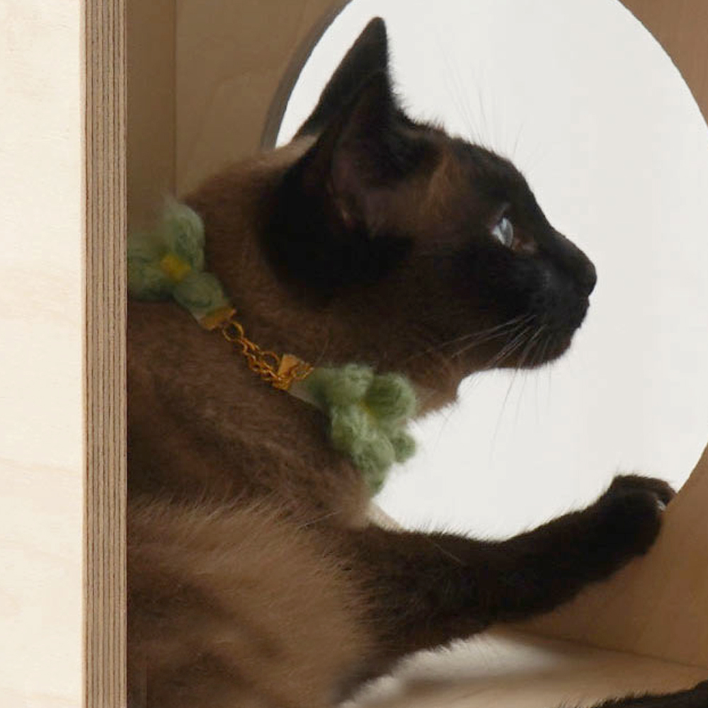 개과천선 감성 퍼니 우드 캣 타워 고양이 원목 튼튼한 집