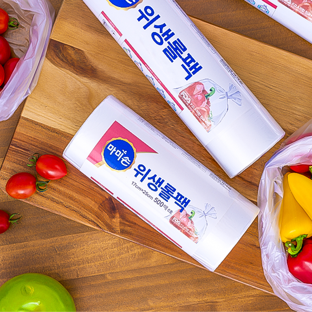 마미손 롤백 일회용비닐 크린롤백 롤팩 17x25 200매 - 상품 이미지