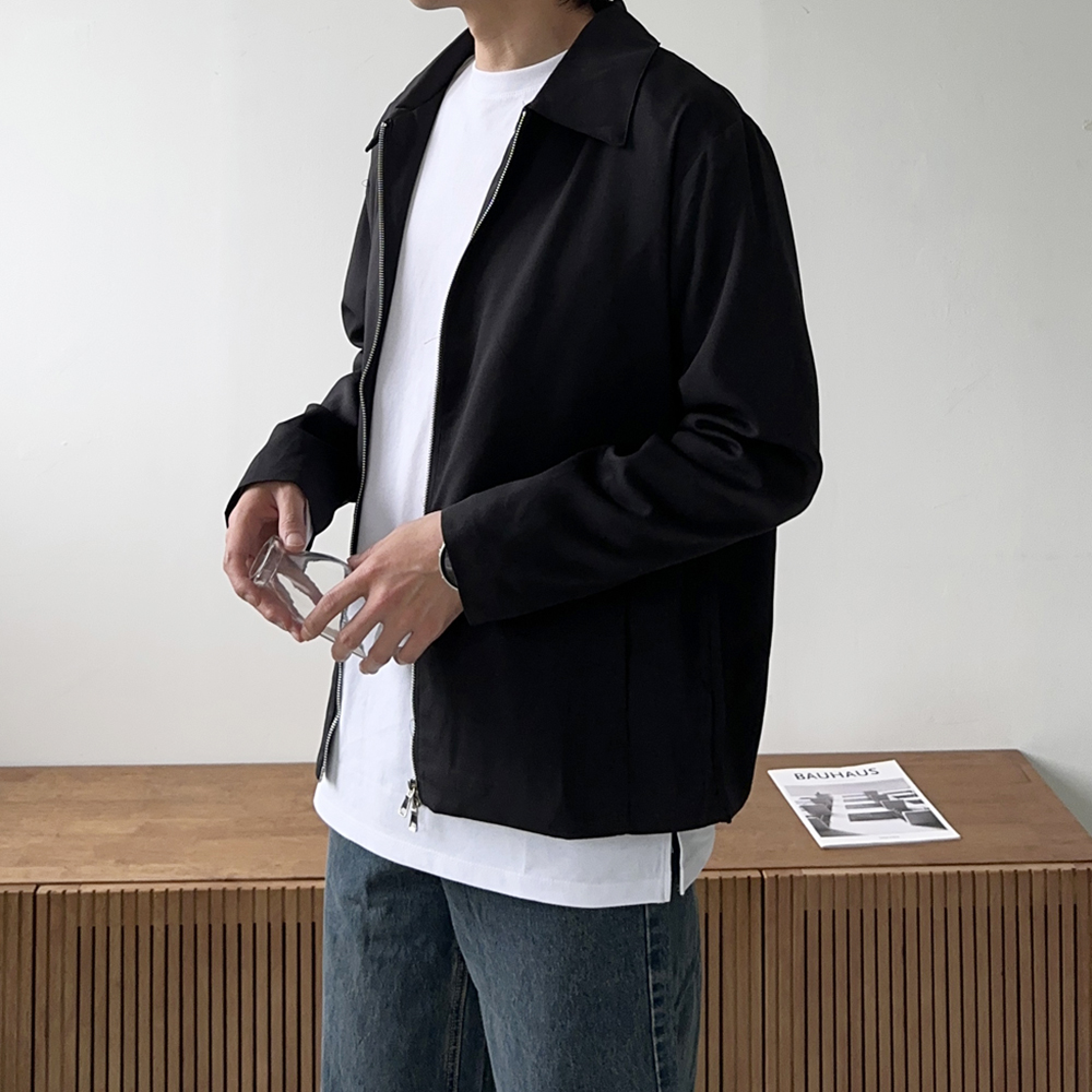 남자자켓 투웨이 트러커 집업 자켓 이미지 4