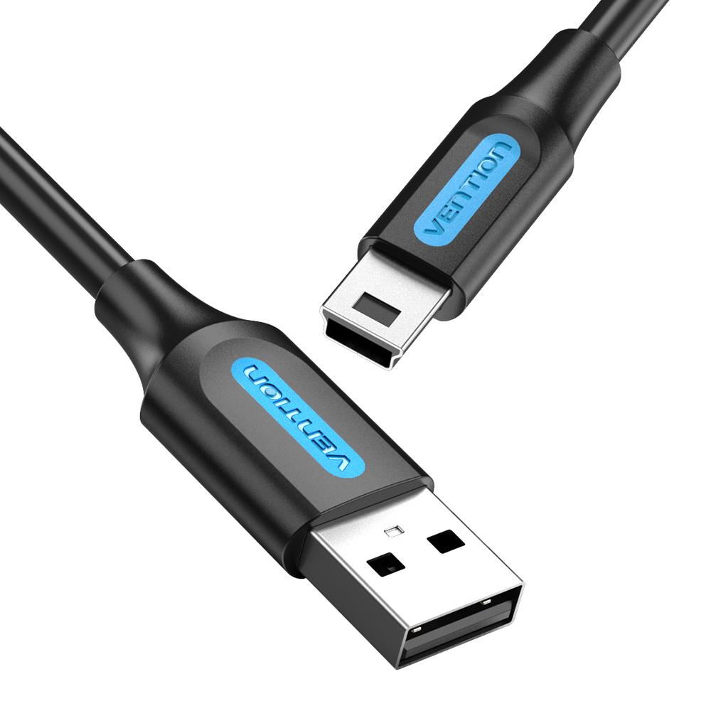 벤션 USB A to 미니 5핀 케이블 COM 3m, 1개 - 상품 이미지