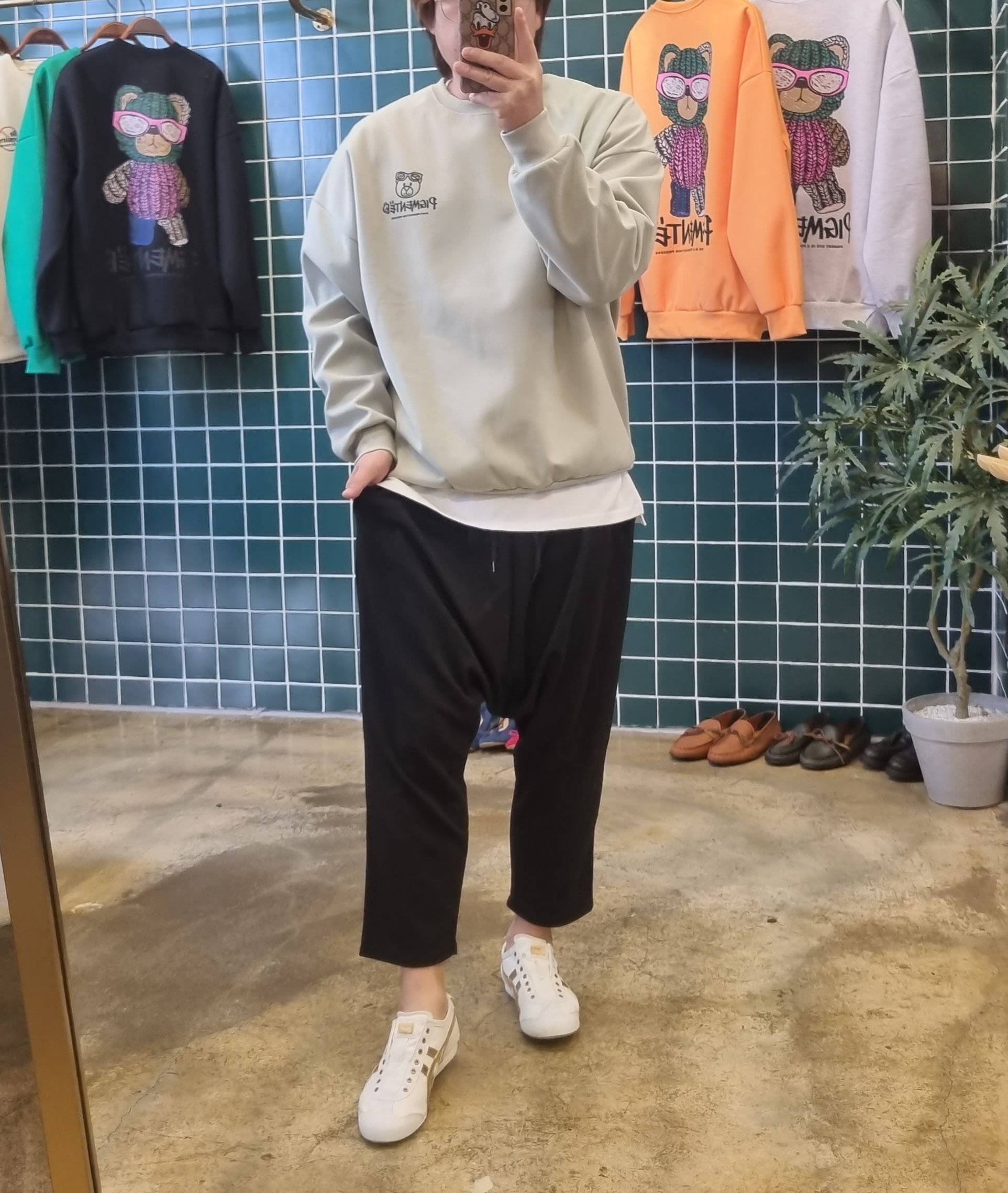 몸빼 스판 활용도 굿 배기바지 - 상세 이미지 3