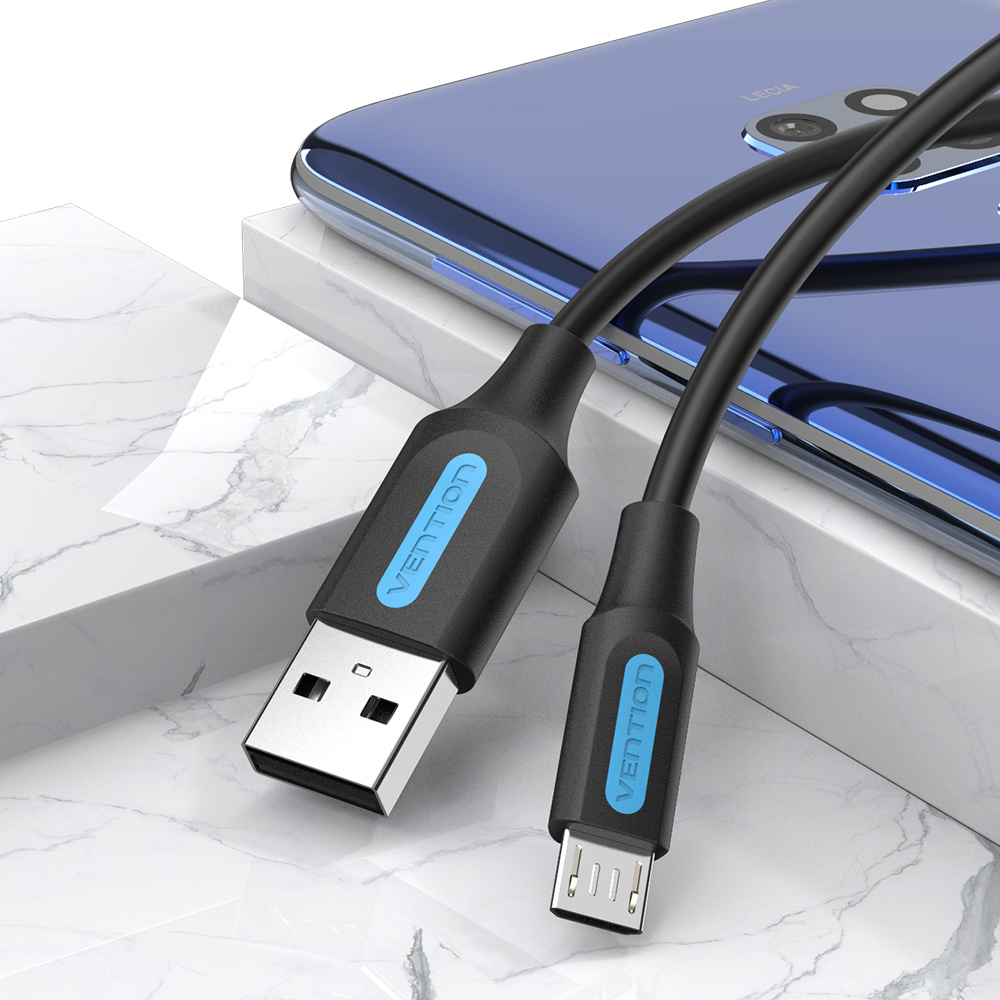 벤션 마이크로 5핀 USB 고속충전케이블 COL 1.5m, 1개 - 상세 이미지 2
