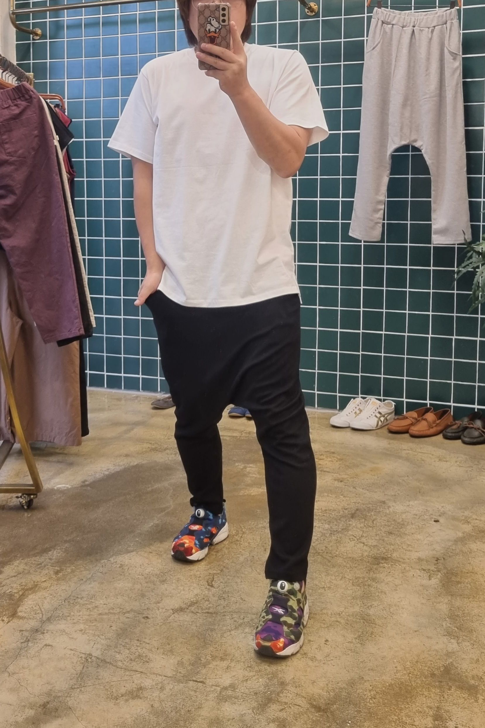 (남여공용)2컬러 환절기 면 배기바지 이미지 2