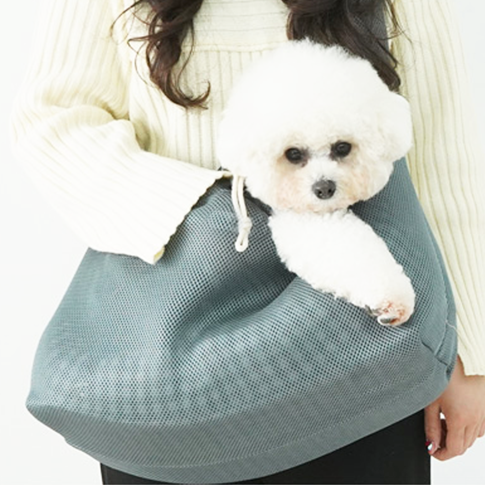 개과천선 마리크 메쉬 강아지 이동가방 애견 산책가방 이동장패브릭 캐리어 고양이