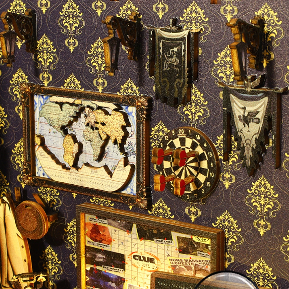 명탐정의방 DIY 북눅 북누크 DIY미니어처하우스 집만들기 미니어처