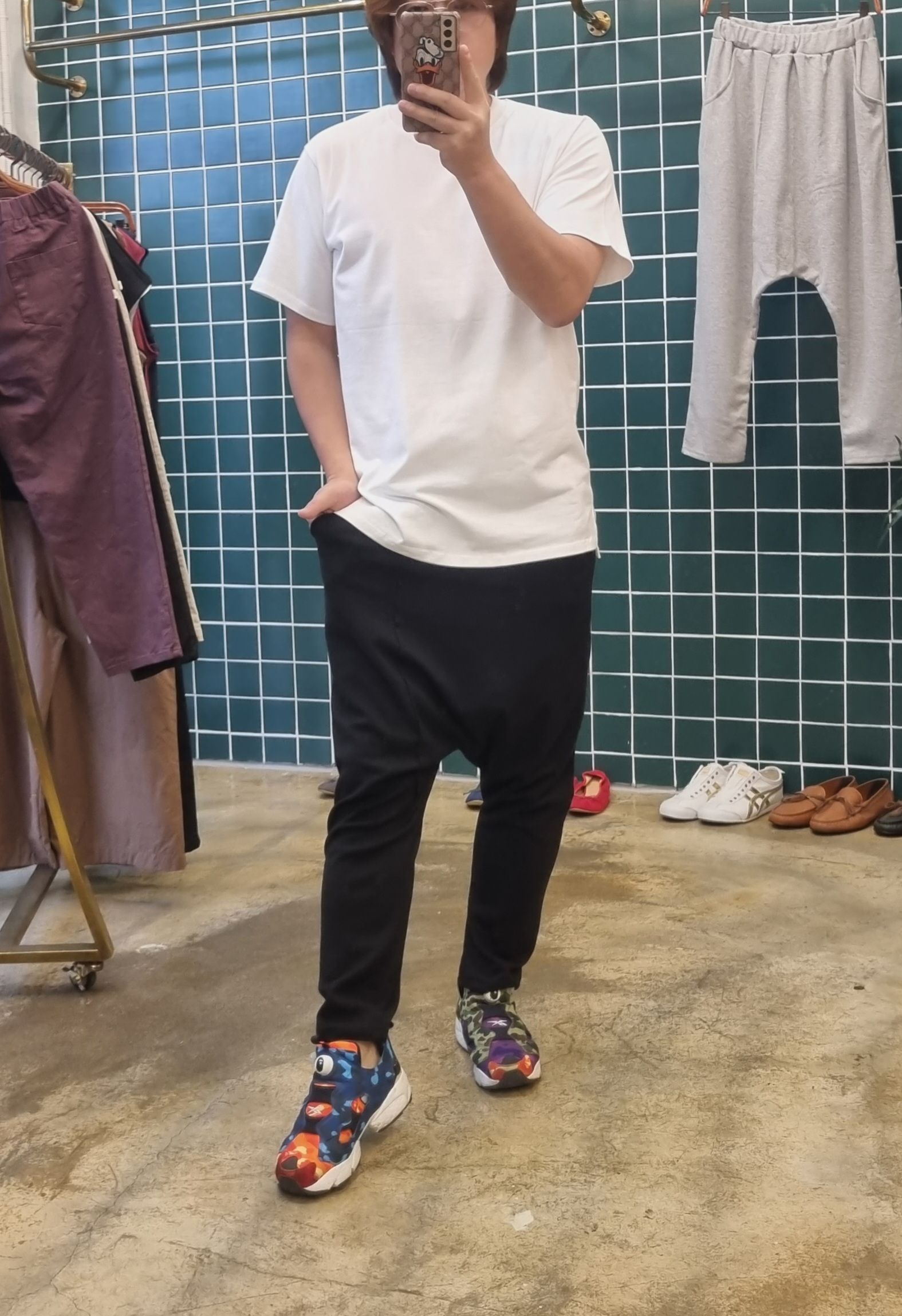 (남여공용)2컬러 환절기 면 배기바지 이미지 4