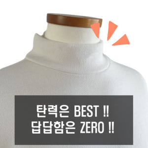 남자반목폴라 남자 머슬핏 반폴라 목폴라 모크넥 니트 착용 후기 | 사이즈/핏 총정리 - 상품 이미지 3
