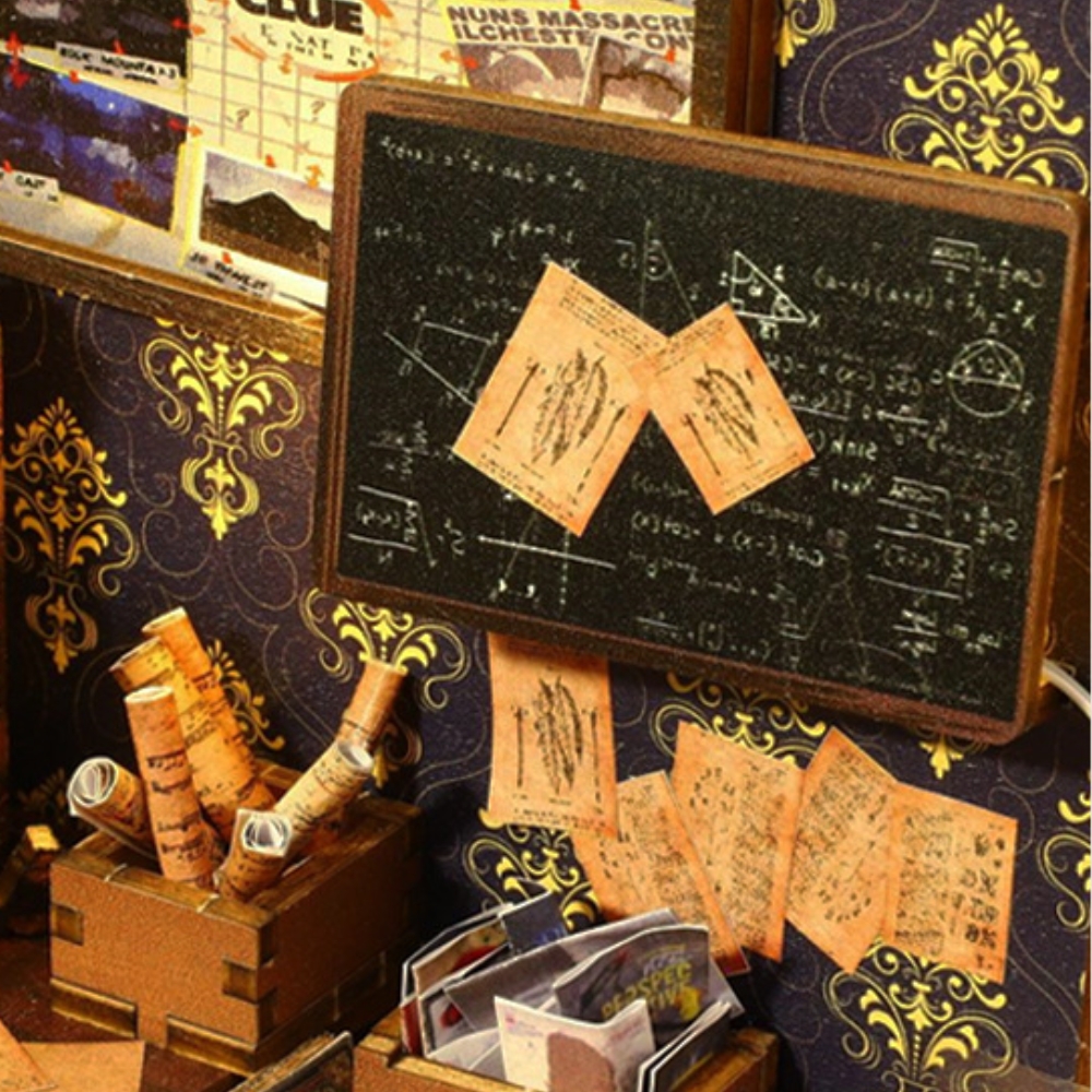 명탐정의방 DIY 북눅 북누크 DIY미니어처하우스 집만들기 미니어처