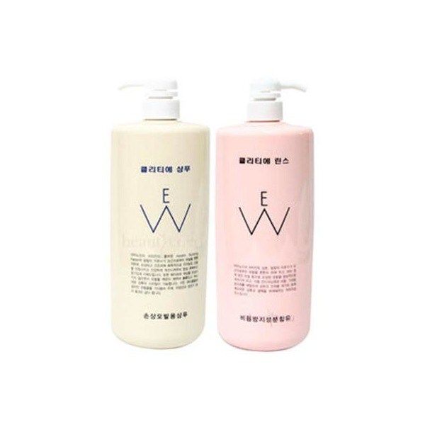 BK 백광 클리티에 샴푸/린스 1150ml 손상모발 비듬전용 미용실 대용량 : 뷰티코코 스토어