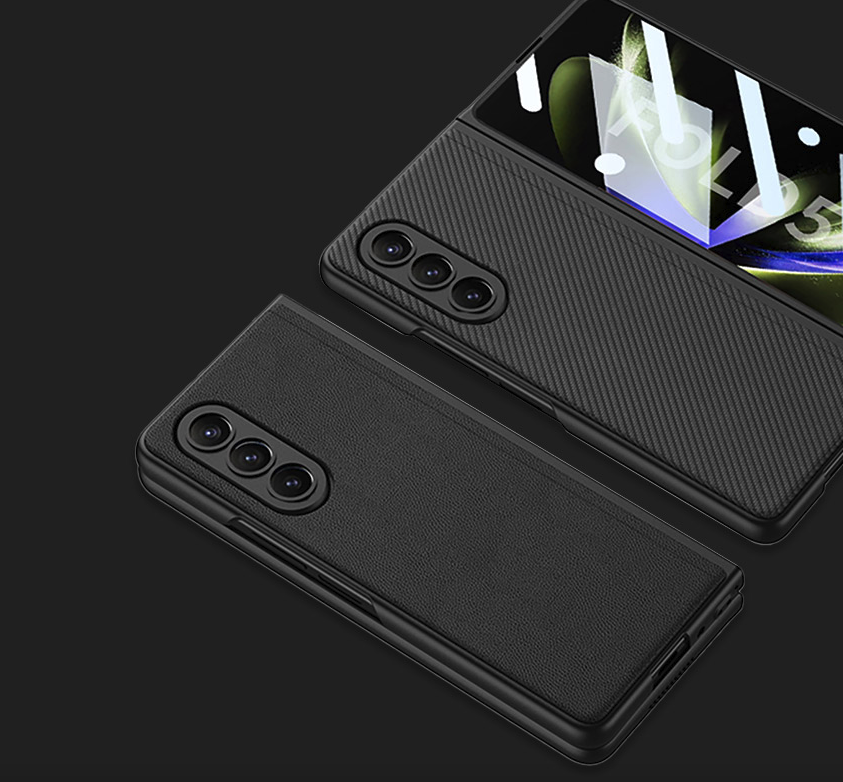 갤럭시 스탠딩 커버 거치대 케이스 블랙, 갤럭시Z 폴드5 - 상세 이미지 4