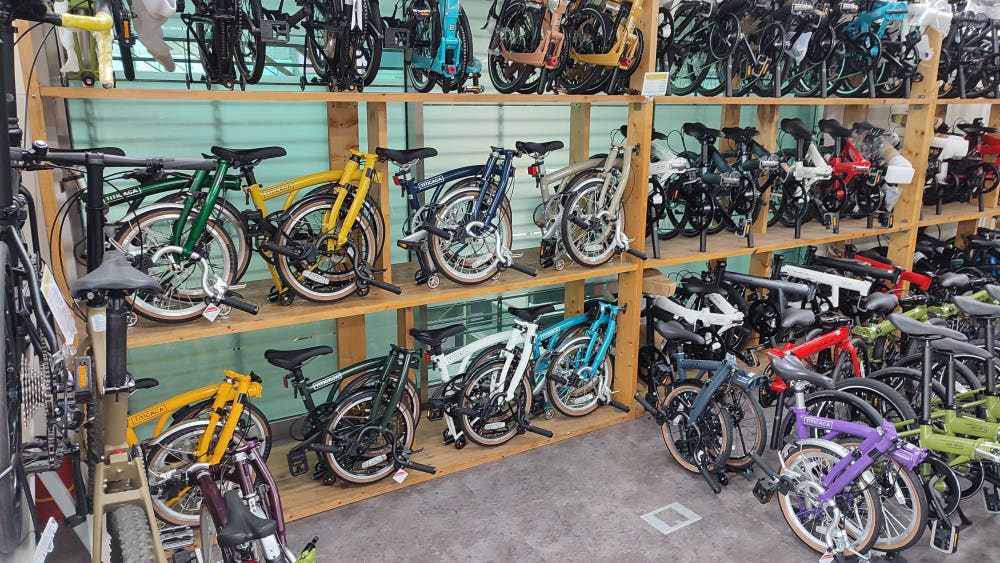 접이식 자전거 보관 이미지