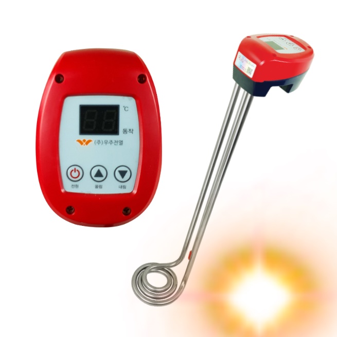 물 데우기 디지털 전기 온수기 히터봉 돼지꼬리히터