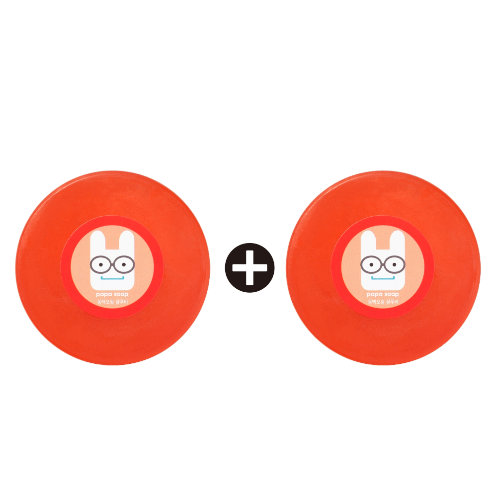 [1+1] 아빠비누 동백 샴푸바 100g 2개