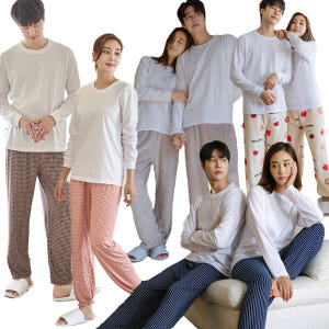 에이원 커플잠옷바지 잠옷바지 홈웨어 파자마 착용 후기 | 사이즈/핏 총정리 - 상품 이미지 2