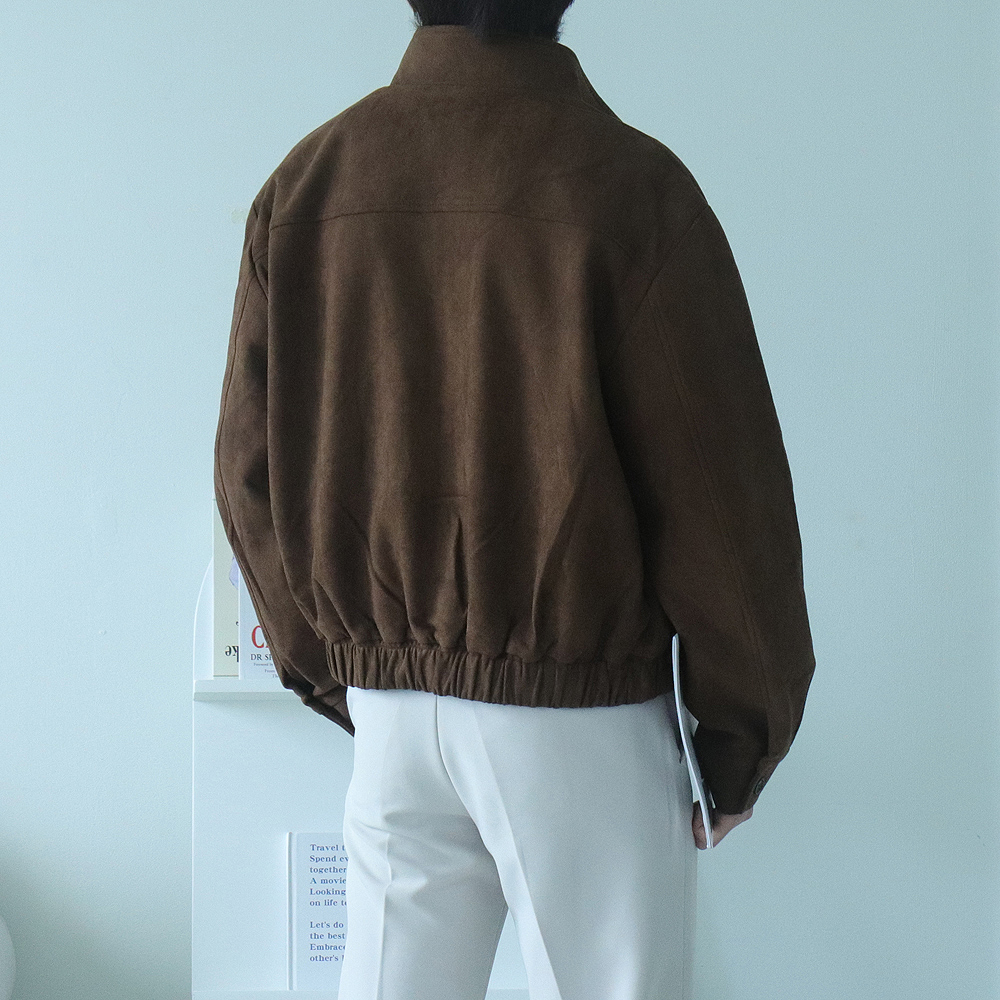 남자스웨이드자켓 차이나카라 트러커 숏 남자자켓 이미지 3