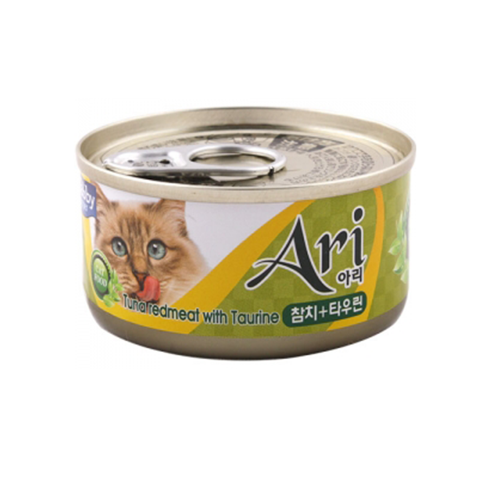 테비토퍼 아리캔 고양이 습식 간식캔 참치 타우린, 80g, 1개