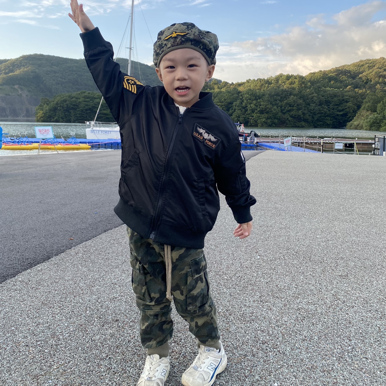 군복 독수리 항공점퍼 (5호-15호) 키즈 주니어 - 상세 이미지 2