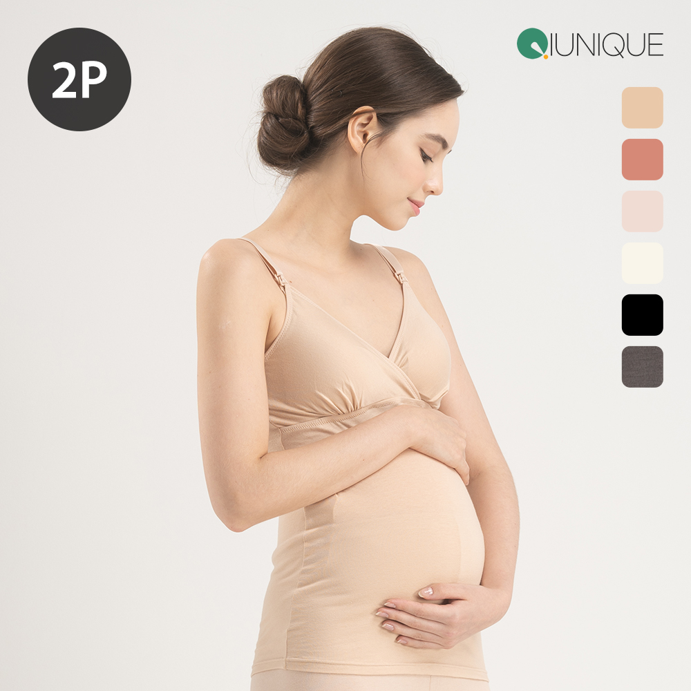 뉴니끄 모코랩 원터치 수유나시 2매 세트 국내생산 슬립 임산부나시