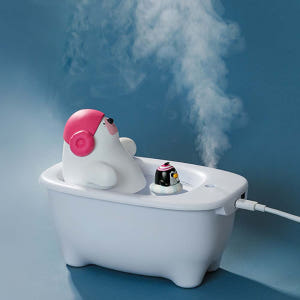 젤센 목욕하는 북극곰 550 미니가습기 사무용 탁상용 POLARLIFE ... 개봉기 | 실사용 후기 - 상품 이미지 4