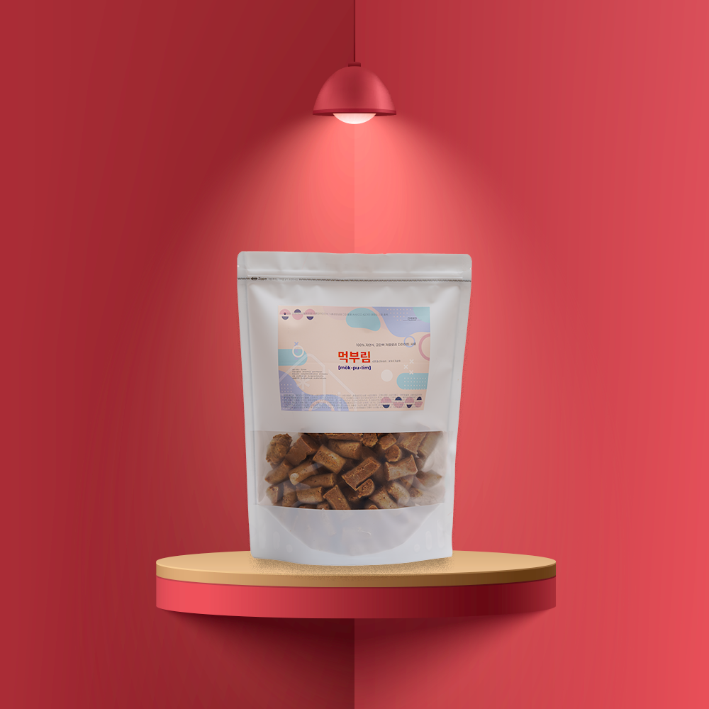 간식곳간 강아지자연식 먹부림 치킨레시피 500g 24가지 천연재료